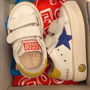 Golden Goose May School Strap Sneakers